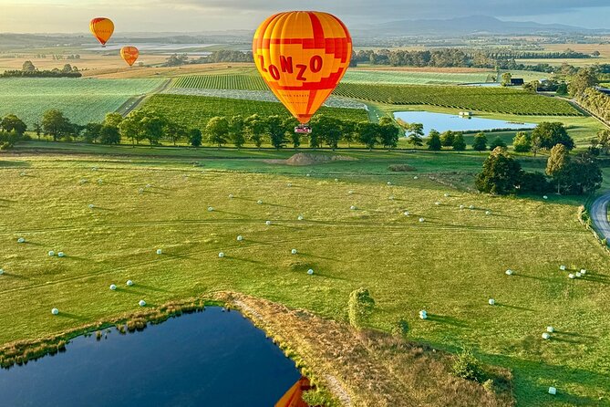 Yarra Valley Sunrise Balloon Flight with GoPro Photos - What the 20 named Yarra Valley locations mean from the air