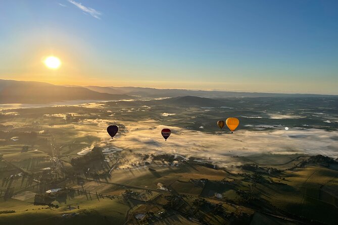 Yarra Valley Sunrise Balloon Flight with GoPro Photos - Landing, pack-down, and the Balgownie breakfast